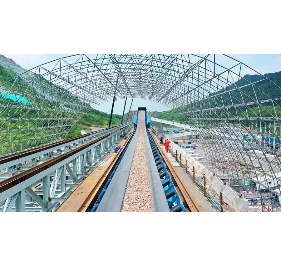 Bulk Material Handling Belt Conveyor For Quarry