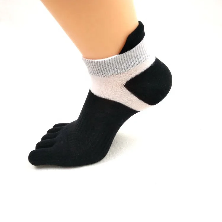 
China Factory Cheap Unisex 5 Toe Socks 100% Cotton Summer Mesh Five Finger Socks 
