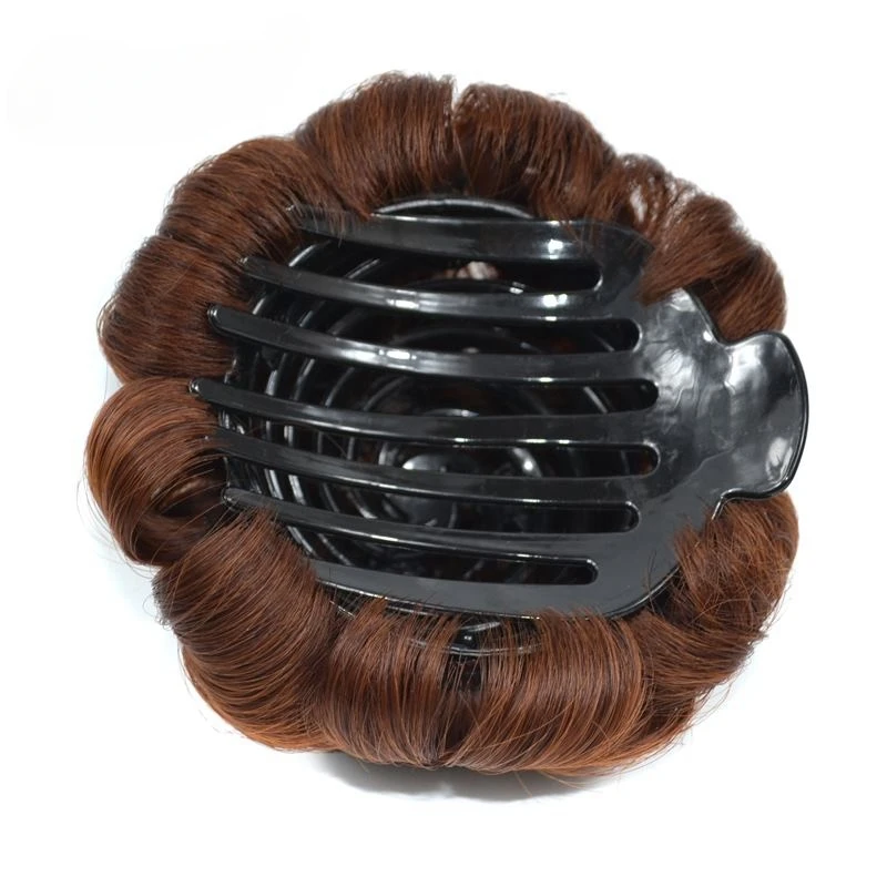 2024 New Toupet  for Women Curly nine flower shape Synthetic Chignon Hair Pieces Bun