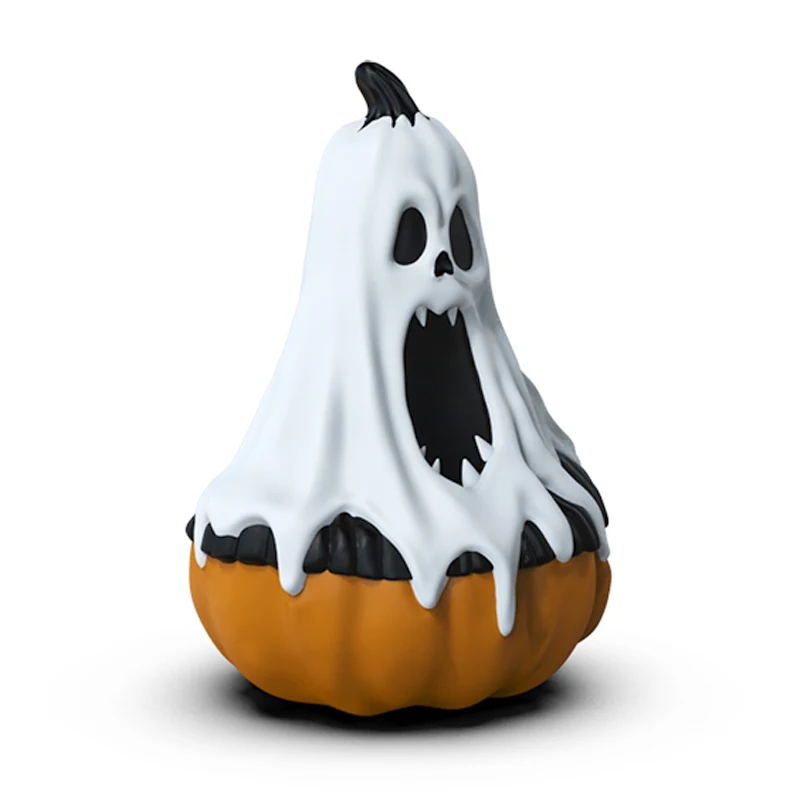 Custom for Bulk Order 3d Design Resin Halloween Home Scented Decor Polyresin Pumpkin Ghost Incense Cone burner Incense Chamber