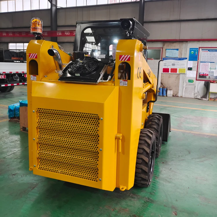 Best Price 2.3 ton Skid Steer Loader with Excellent Stability Compact Wheel Loader Bucket