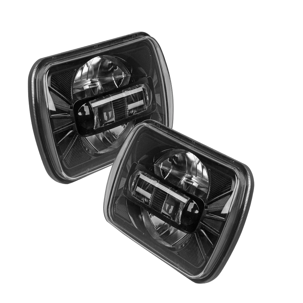 5x7 KingKong 7 inch square headlight 60W high/low beam rectangular led headlight with DRL