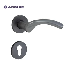 ARCHIE High Quality Indoor Door Handles Wood Door Handle Set With Lock