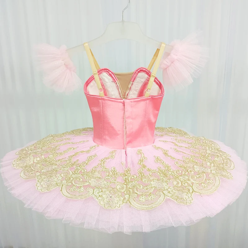 T0342 Adult Classical Pink Ballet Tutu Costume Stage Professional Ballet Tutu For Girls