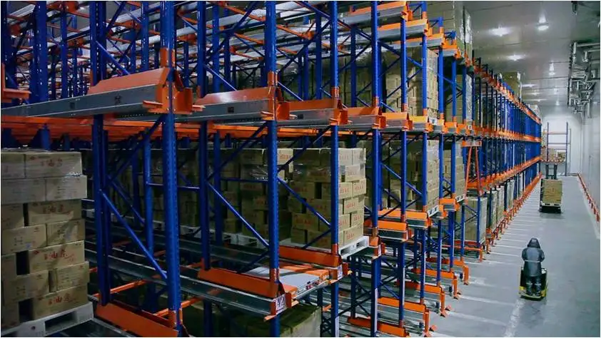 Semi -automated asrs with shuttle +forklift and automated asrs with shuttle + stack crane  intensive warehouse