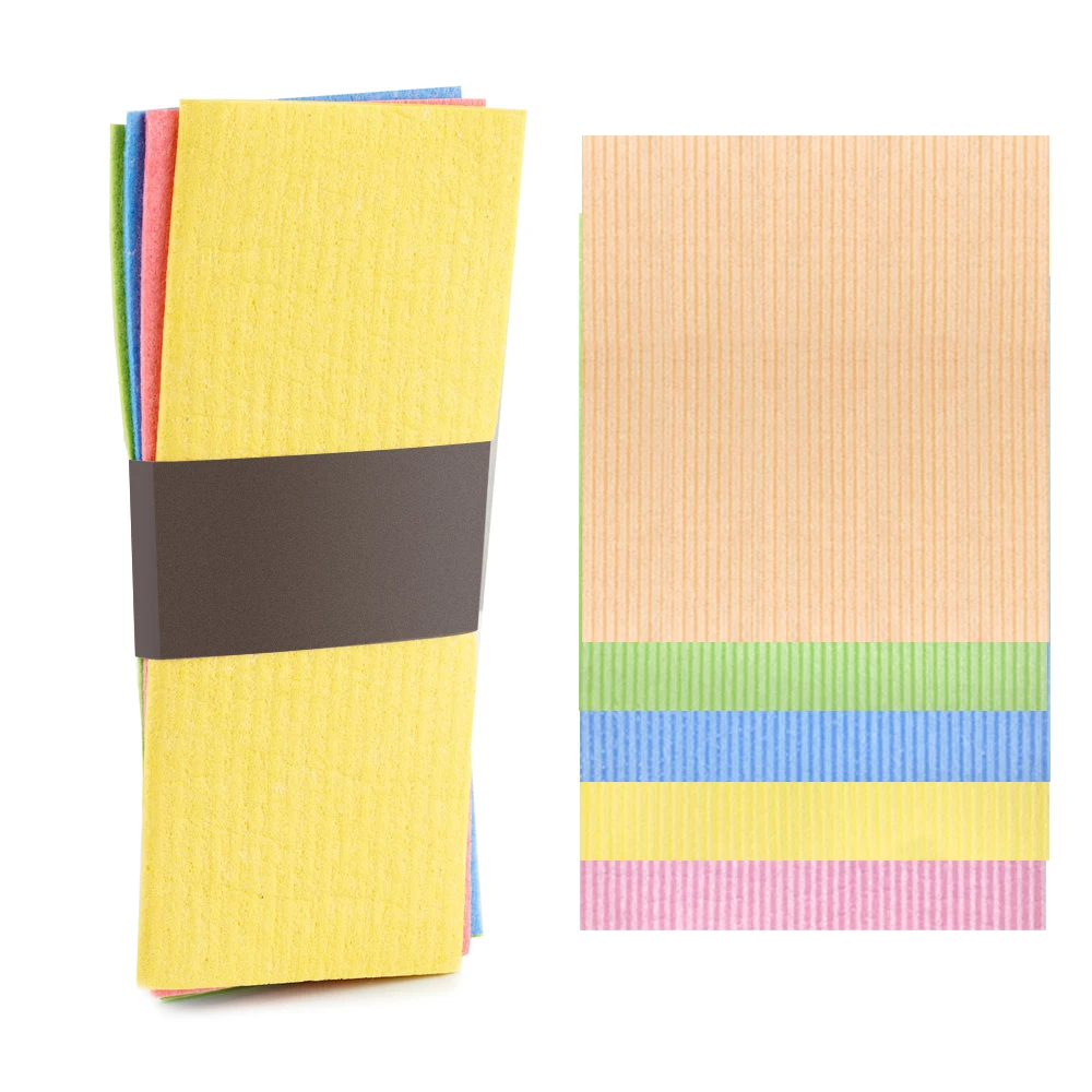 High Quality Durable Custom Print Sponge Cloth for Daily Use in Kitchen Dish Application