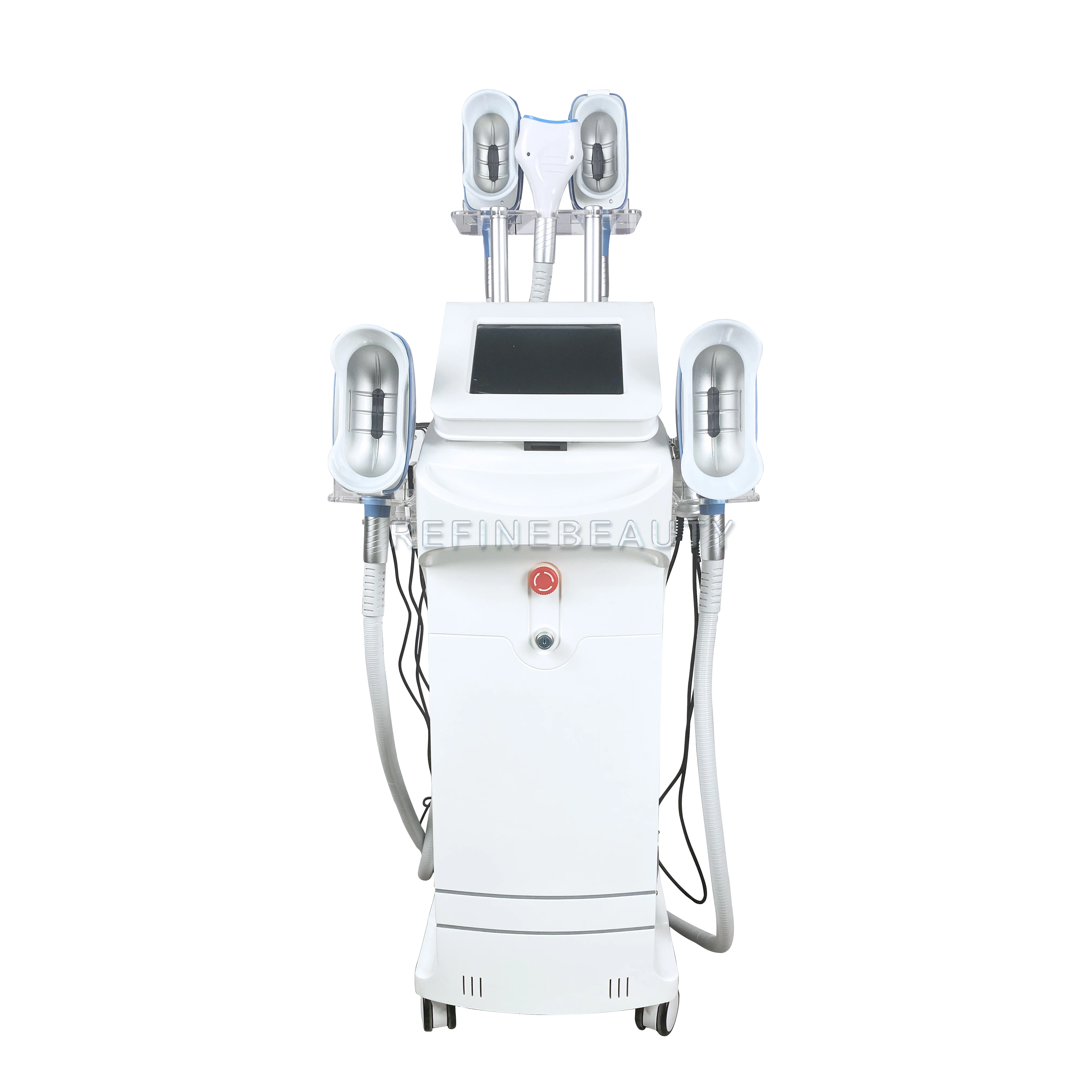 
8 handles cryo freezing fat burning cellulite reduction 650nm diode laser slimming RF weight loss machine 