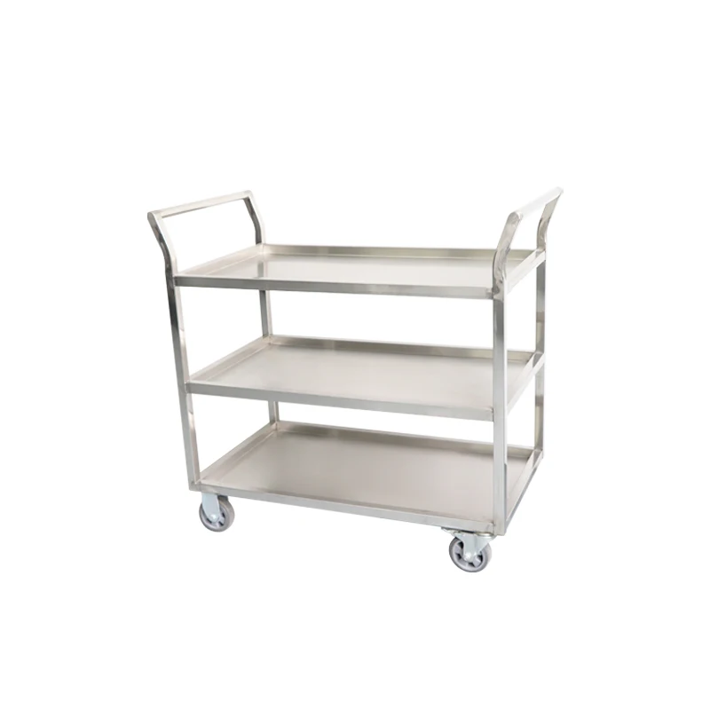 Wholesale Laboratory & Hospital Trolley 3 Layers Medical Equipment Stainless Steel Trolley