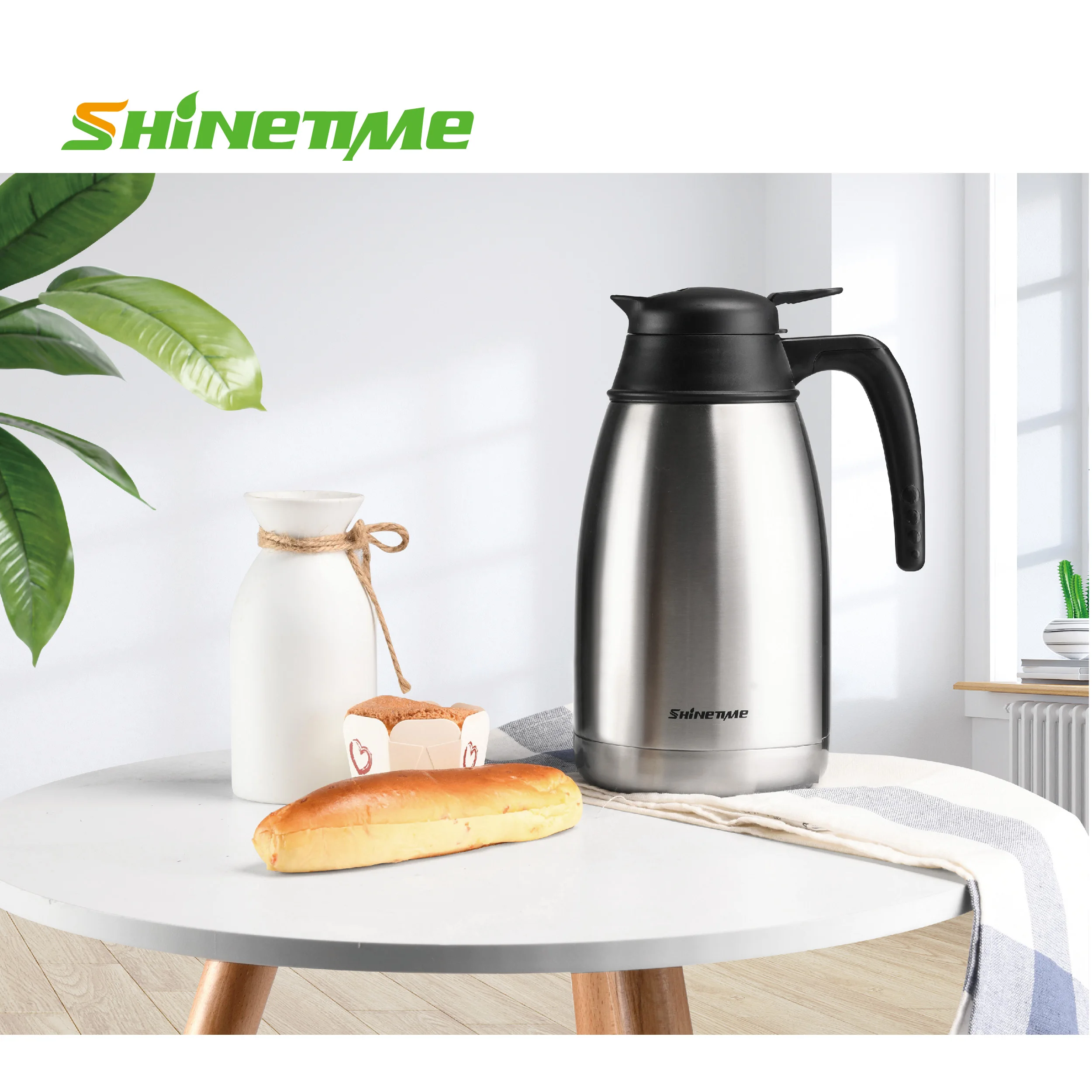 Top Quality Classical Seal Lid Stainless Steel Keep Hot Tea 1500 ML Vacuum Coffee Pot