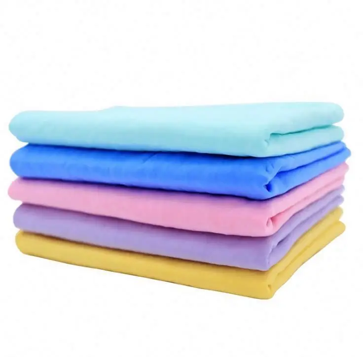 style novel Soft comfortable efficient dishes microfiber cleaning towel Super Absorbent PVA Synthetic Chamois towel