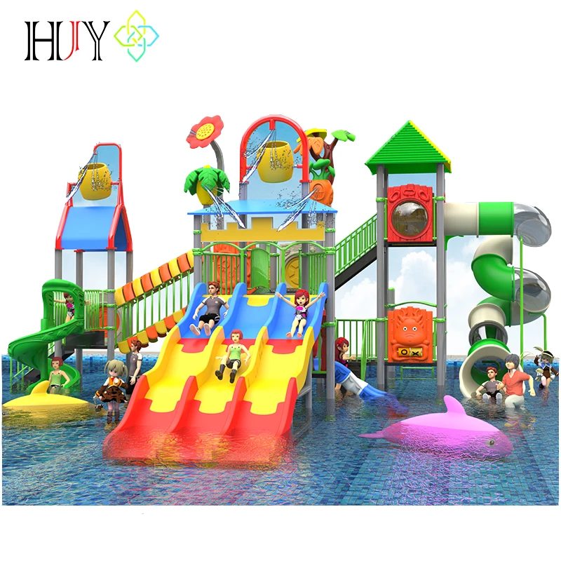 Amusement Park Attractive Children Outdoor Garden Slide Playground Equipment