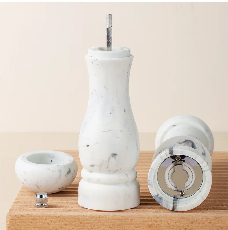MM Manual Seasoning Jar Spice Grinder Salt Pepper Bottle Mill Ceramic Core Food Grade PP Plastic Chili Salt and Pepper Grinder