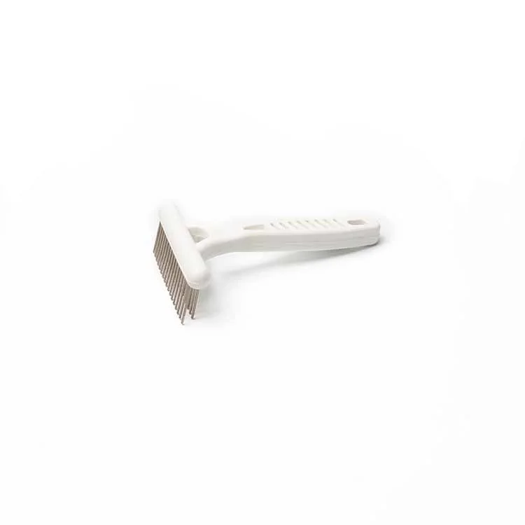 The most popular modern design stainless steel grooming comb pet lice dematting comb dematting comb