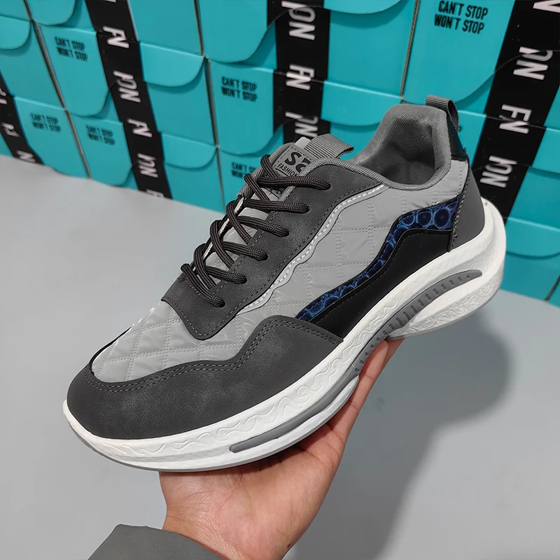 M19506 Men Running Shoes Casual Breathable Walking Shoes Sport Athletic Sneakers Tennis Slip On Comfortable Lightweight Shoes