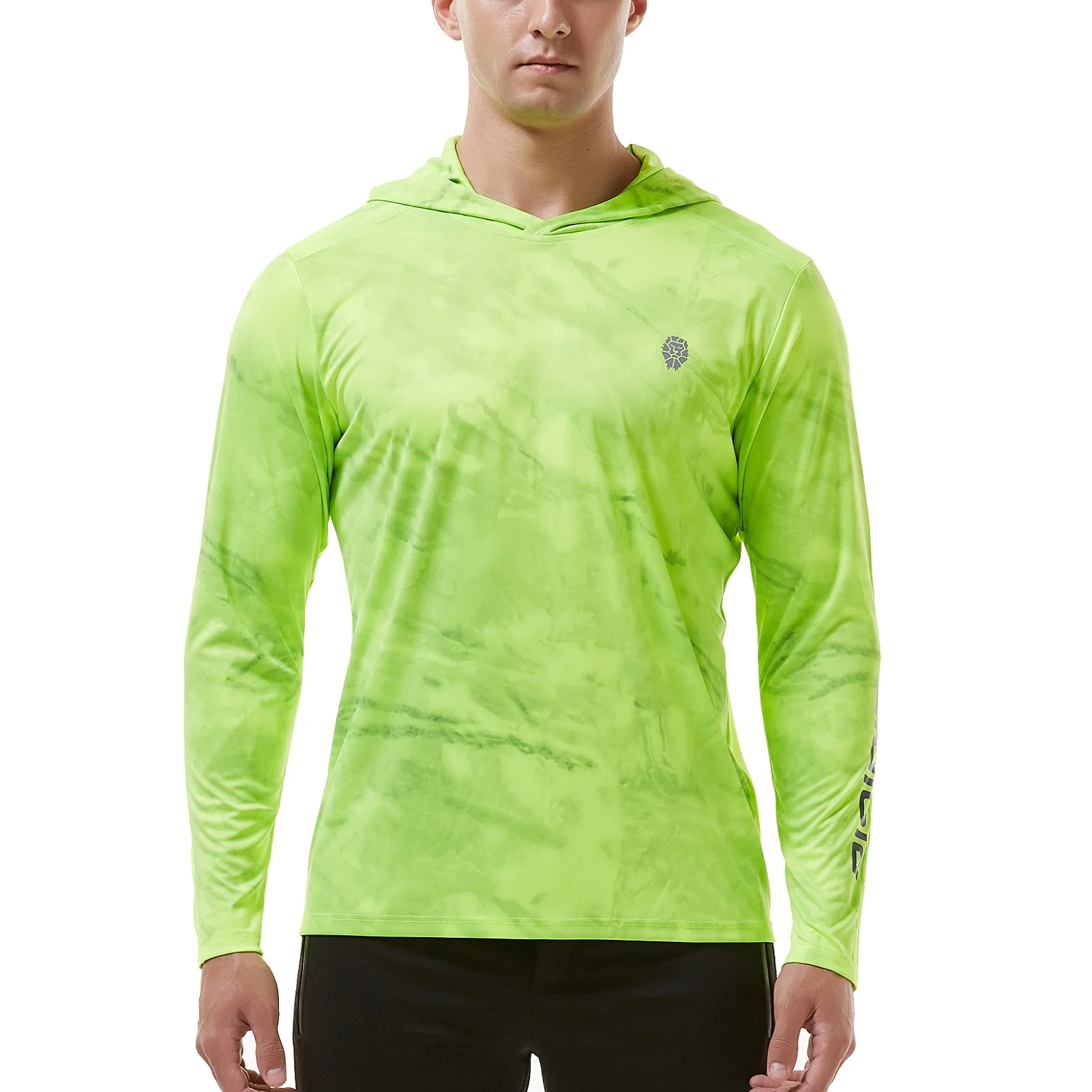 Купальный костюм с защитой от ультрафиолета 50 +, защита от ультрафиолета, одежда для защиты от солнца с капиллярами для отвода влаги из полиэстера и спандекса для мужчин с длинным рукавом сетки от ультрафиолетовых лучей рукава рубашки Рашгард Защита от У