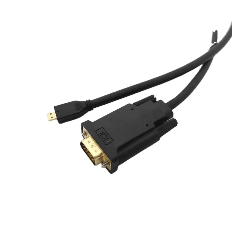 Высокой четкости преобразования микро HDTV в VGA кабель используется для ноутбука ТВ HDTV в VGA 1080P Аудио видео кабель
