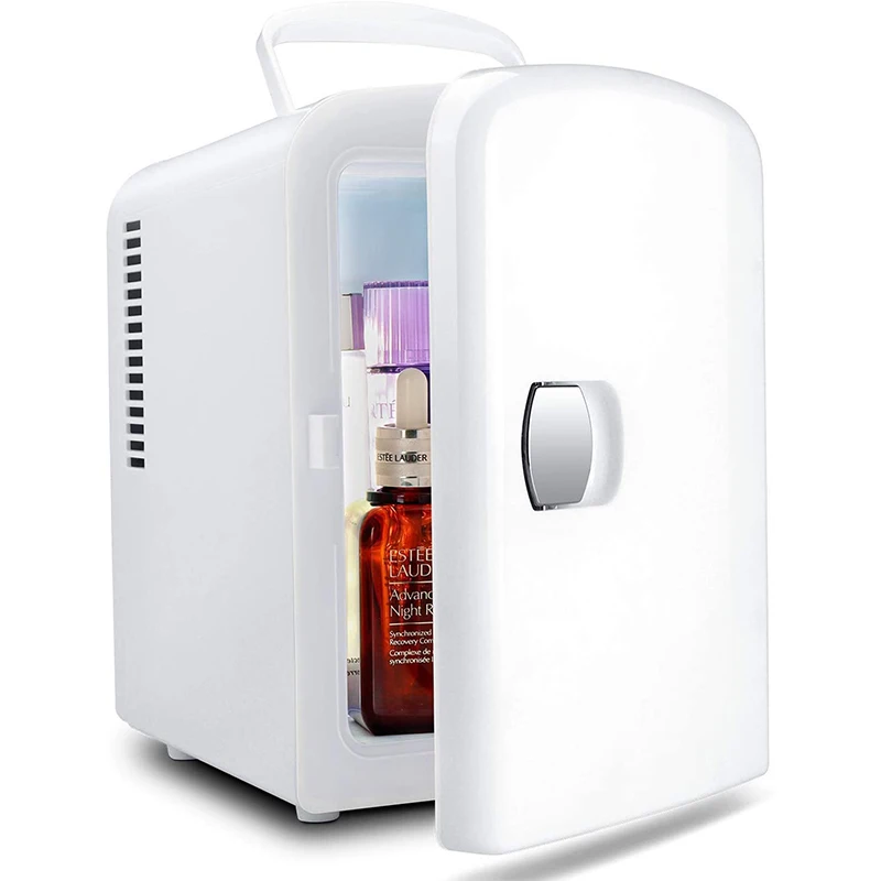 
 Мини-холодильник для спальни, объем 4 литра, подарок для женщин и девочек, экономия места  