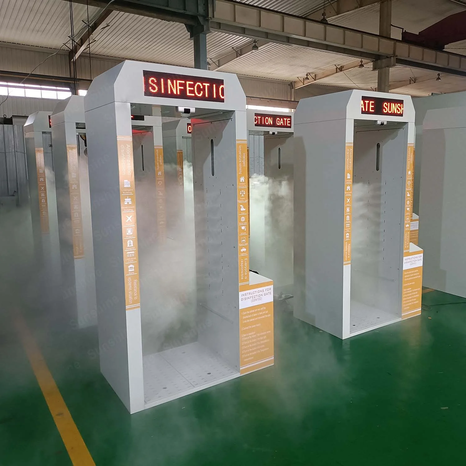 
2021 factory wholesale disinfecting fogger machine Disinfection Channel machine disinfecting medical spray for entrance 