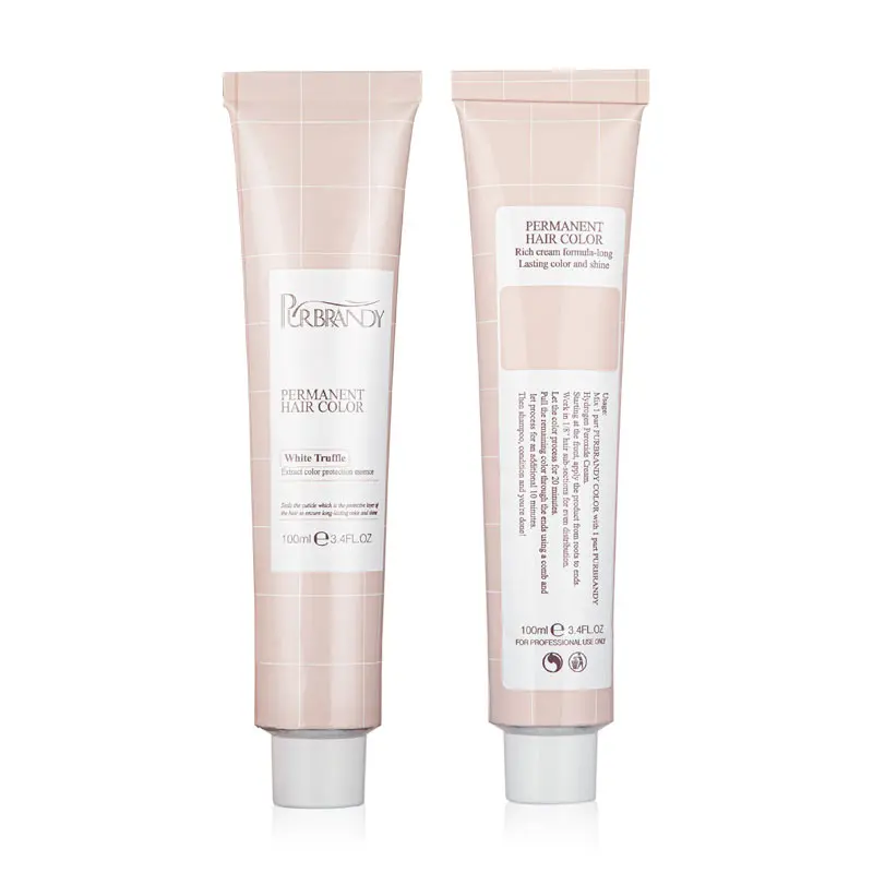 Private Label Salon PPD Free Hair Dye Permanent Professional Hair Color