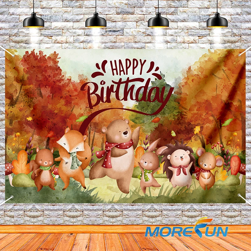 110*180CM Happy Birthday Pink Unicorn Backdrop Banner Happy Birthday Decorate Background Banner Children Party Decoration Banner