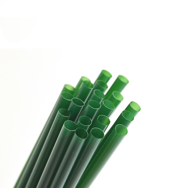 Biopoly Color Compostable Biodegradbale PLA Bioplastic Straight Drinking Straw with Printing