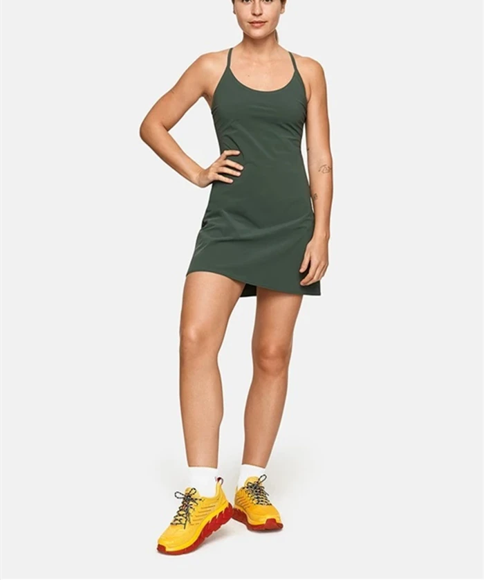 
plain sports tennis dress for women activewear custom apparel 