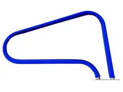 Royal Blue Swimming Pool Hand Rail Cover
