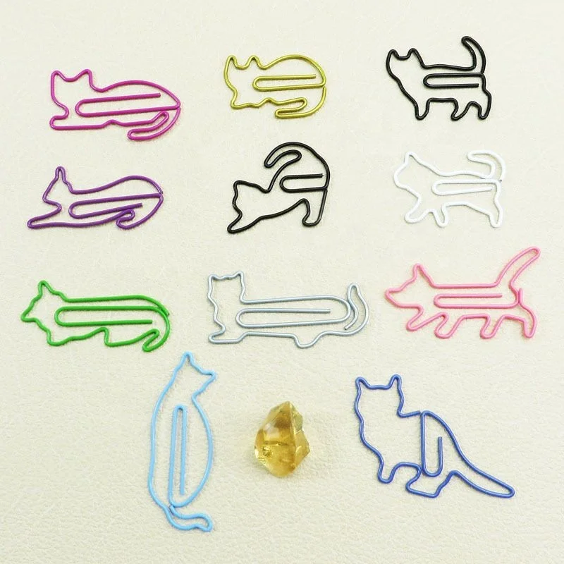 Прямая креативная цветная заколка в форме кошки от производителя