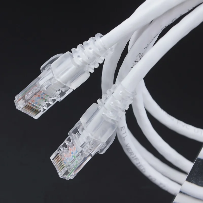 High Quality 1M 2M 3M 5M Customized Length Cat5e UTP 24AWG Patch Cable RJ45 Connector BC CCA Network Lan