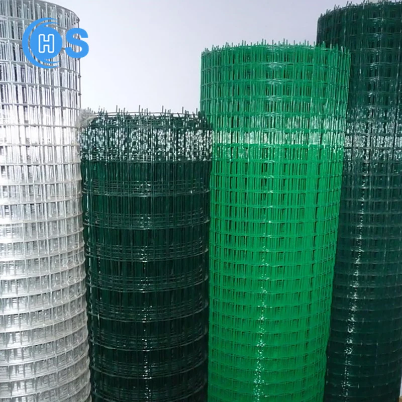 PVC coated poultry square welded mesh fence gi galvanized after welding wire mesh fence
