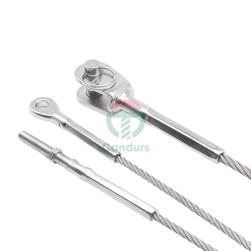 316 Stainless Steel Swage Rigging Stud Wire Rope Thread Terminal