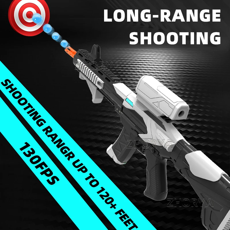 Zhorya Electric M4A1 gel blaster toy gun three colors M416 7-8mmsoft bullet fast shooting splatter blaster gun