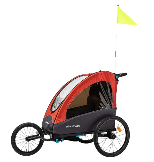 
Factory bicycle trailer with suspension china bike trailer kids bicycle trailer for single or double 