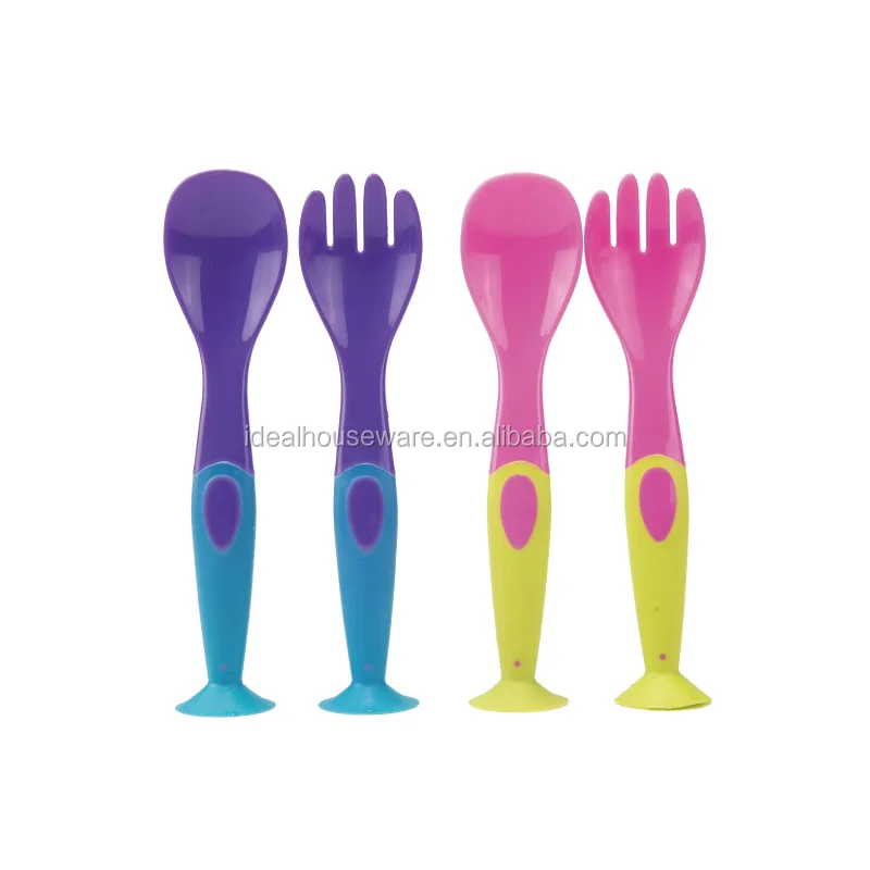 BPA free PP baby spoon and fork set