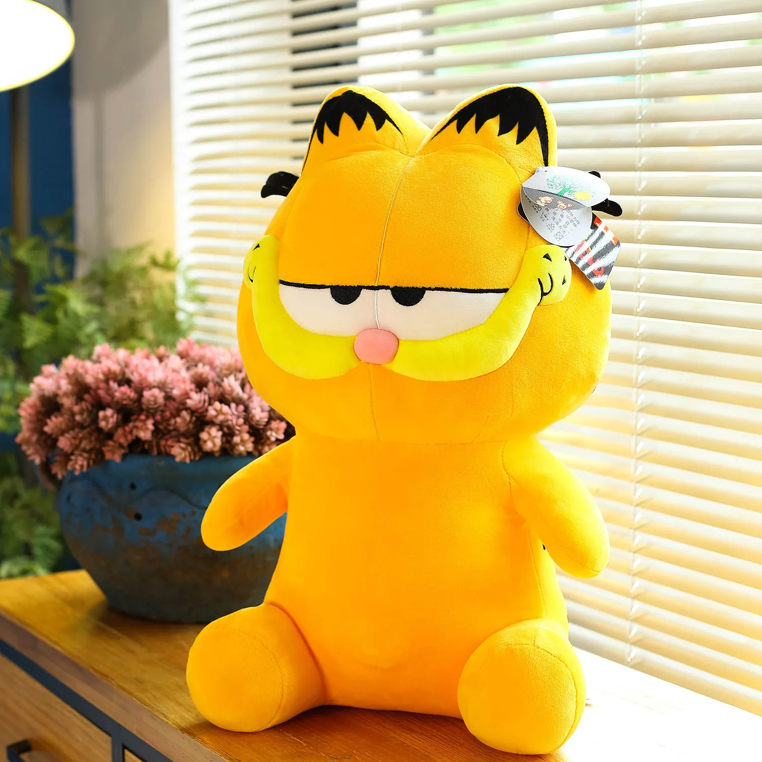 Cute Garfield Cat Doll Plush Toy Cute Cat Doll Girl Sleep Pillow Comfort Doll Gift