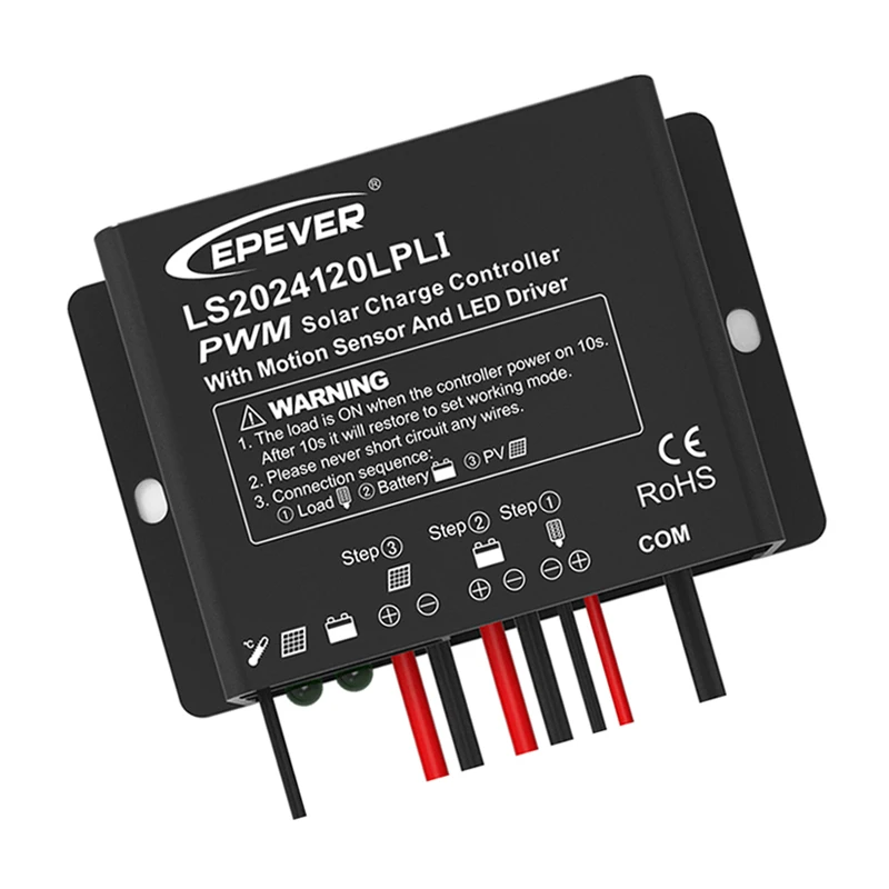 Контроллер заряда солнечной батареи LS2024120LPLI 12 В/24 В 20 А pwm со светодиодным драйвером для солнечного уличного освещения водонепроницаемый IP68