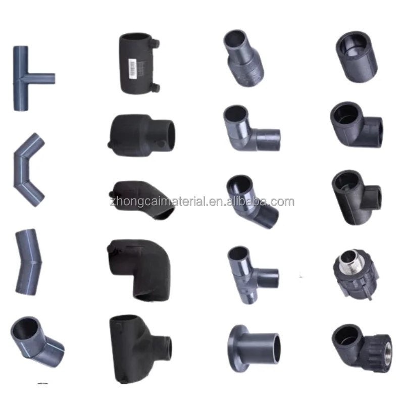 Seamless Water Supply with 45-Degree HDPE Elbow Fittings: Factory Outlet PE100