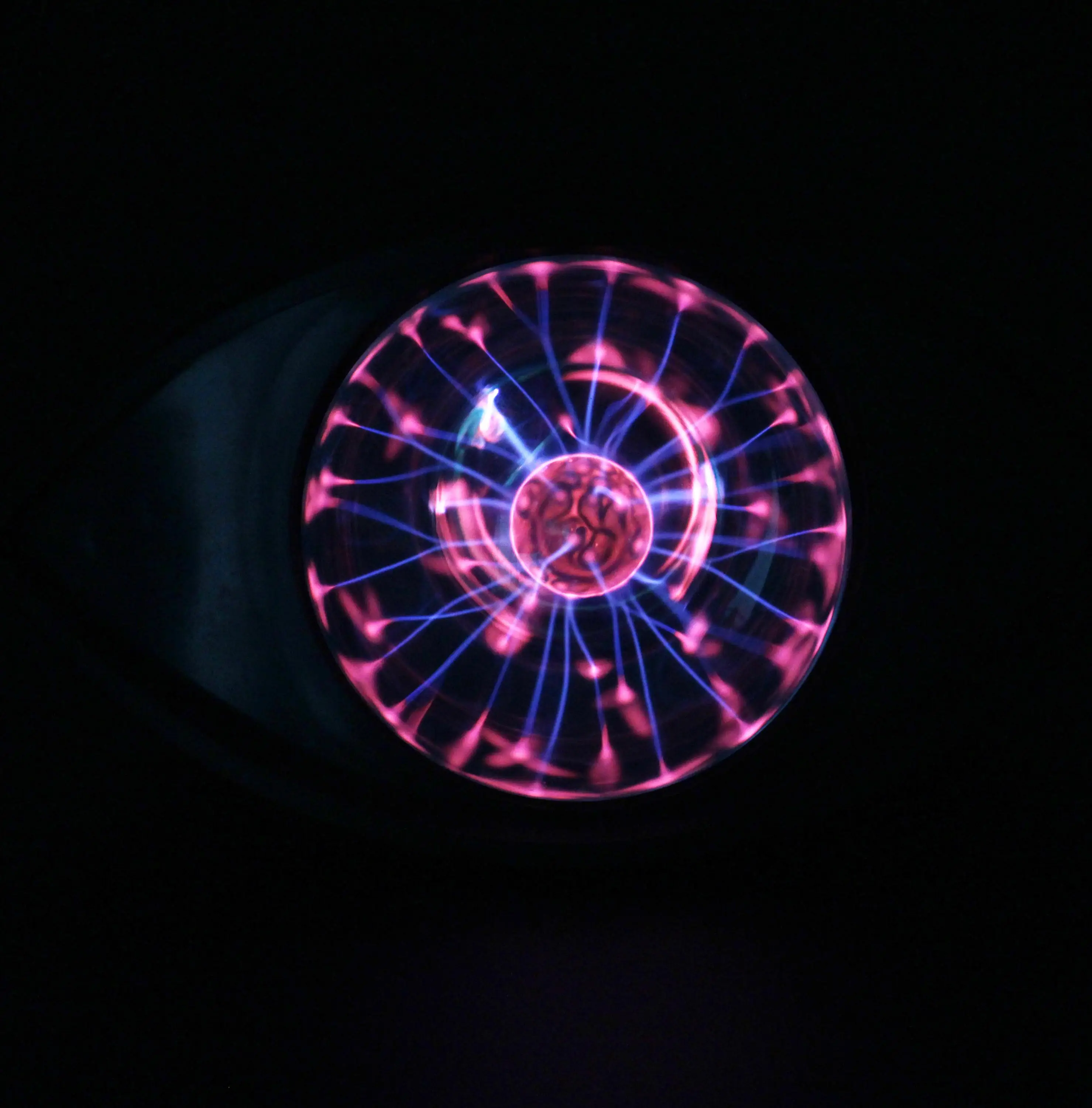 Hot Selling Novelty Gifts 8 Inch Led Plasma Ball Lamp Decoration Light Magic Thunder Electrostatic Plasma Ball Lamp