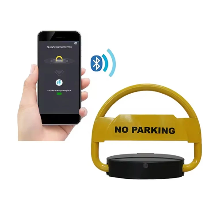 car parking lock barrier remote control automatic solar parking lock