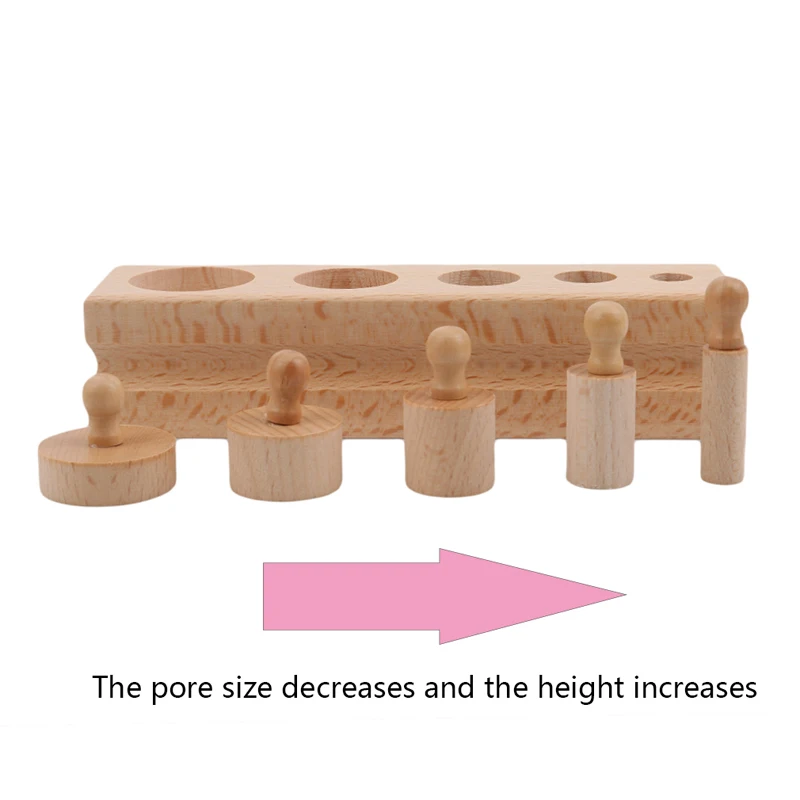 Russian Warehouse Puzzle Wooden Toys Montessori Educational Cylinder Socket Puzzle Toy Baby Development Practice Senses