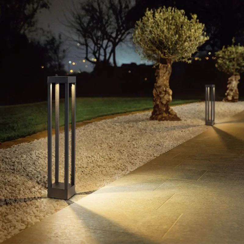 outdoor garden solar led lawn bollard light 220v lumind garden lamp outdoor villa lawn light guide landscape bollard lawn light