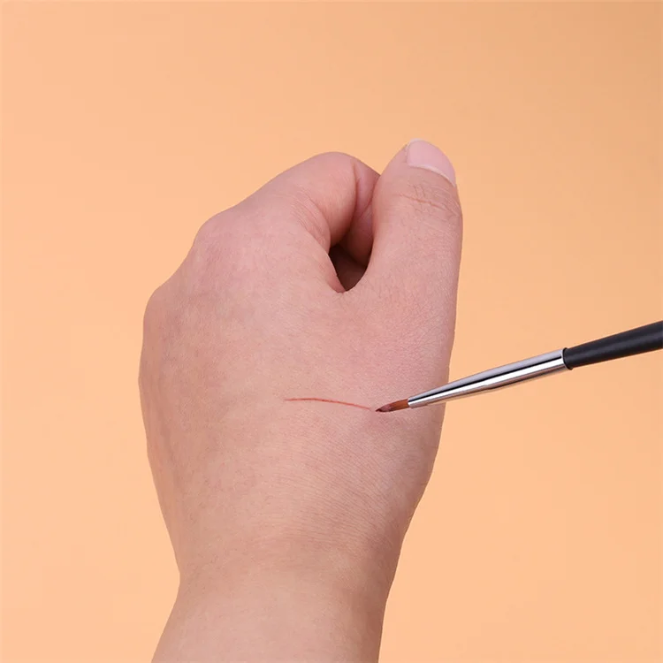 Professional Precision Custom Fine Tip Single Thin Makeup Eyeliner Brush Fine