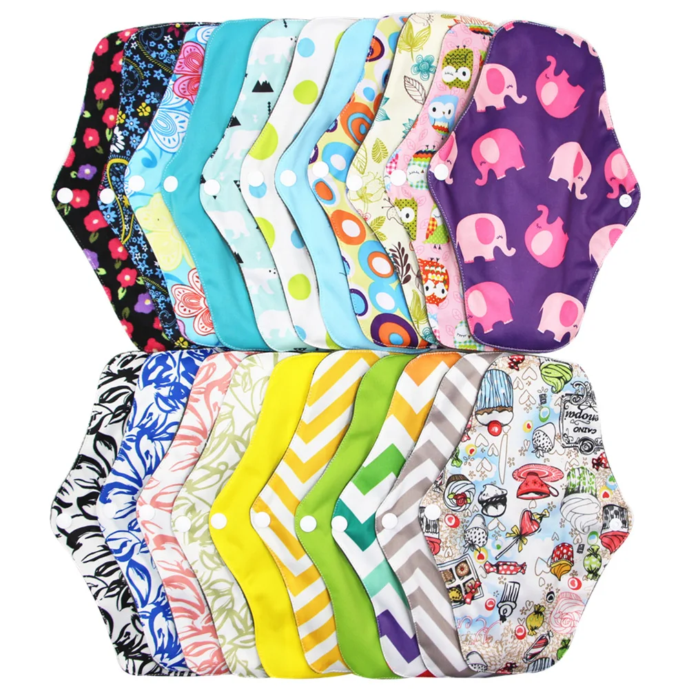 Factory direct supply thickly sanitary napkins cycle sanitary pads cloth reusable menstrual pads for maternity