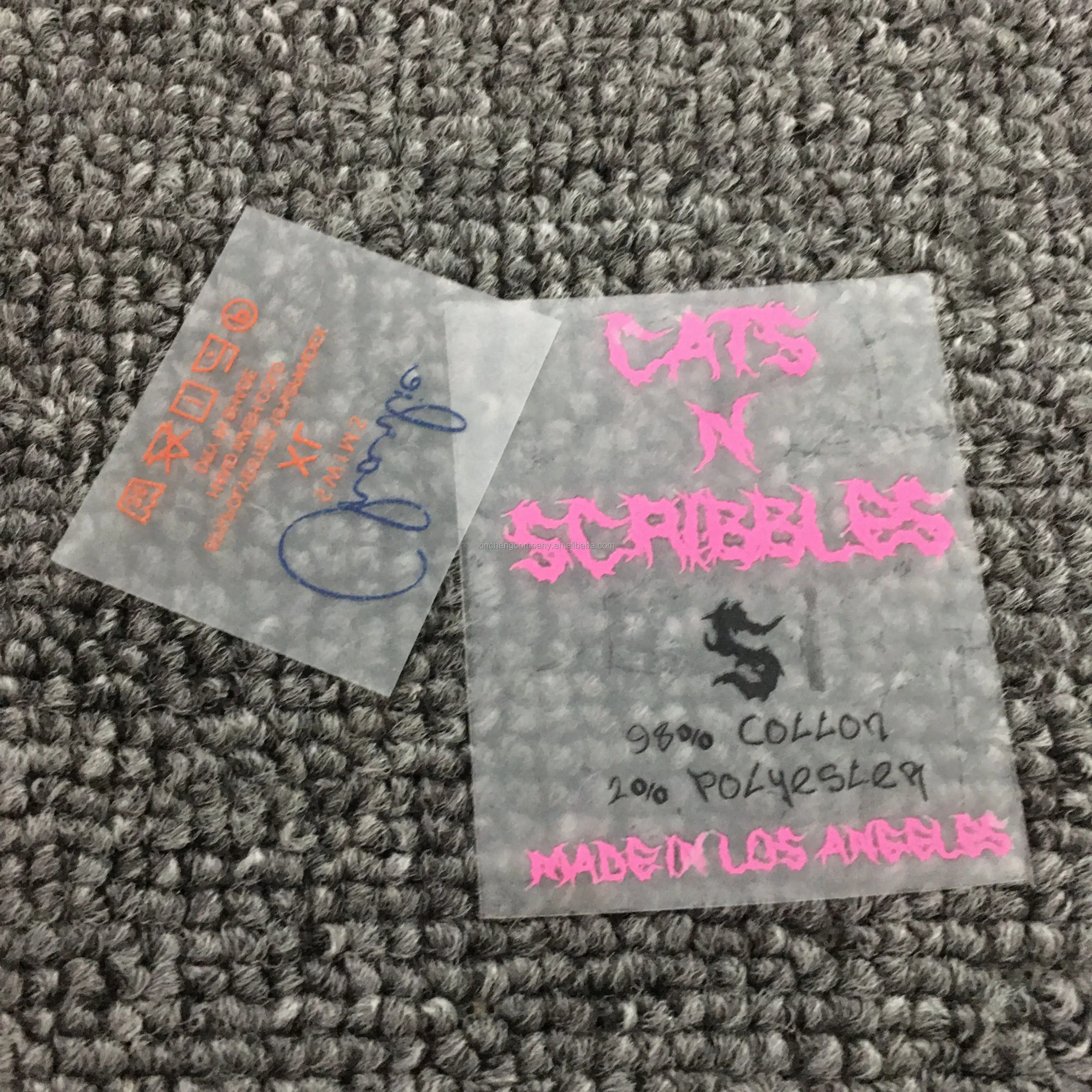 Sustainable TPU Heat Transfer Labels Straight Cut PET Material for Garment Shoes Bags 3D Printing Hologram Logos