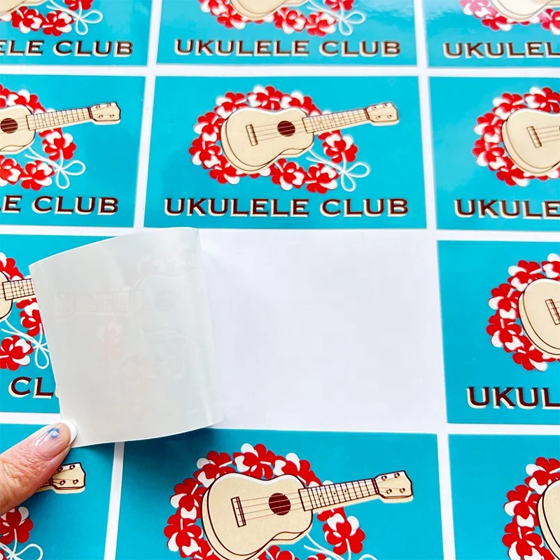 Direct Sale Waterproof Self Adhesive Custom Design Sticker Sheets Logo Label Vinyl Stickers Label Sheets for Products Packaging