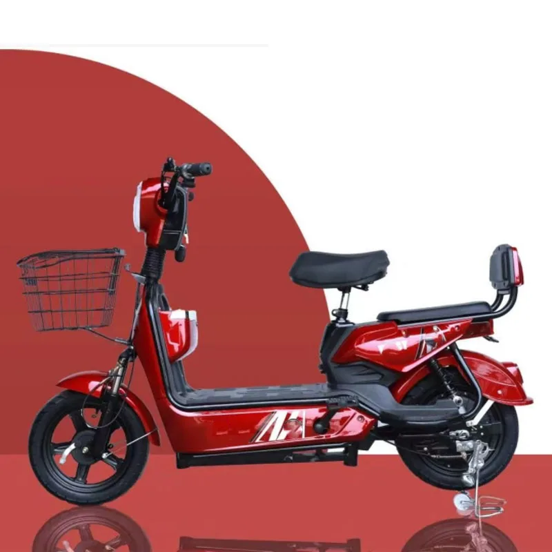 2024 Factory Wholesale Electric Bicycle 350W 48V Adult Electric city Bike Lead-acid Battery Two-wheeled Electric Scooter