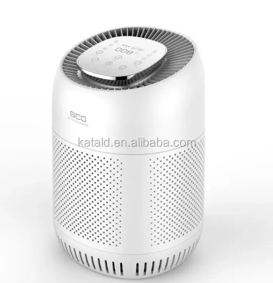  Портативный автомобильный очиститель воздуха Hepa с сенсором PM2.5 для офиса и