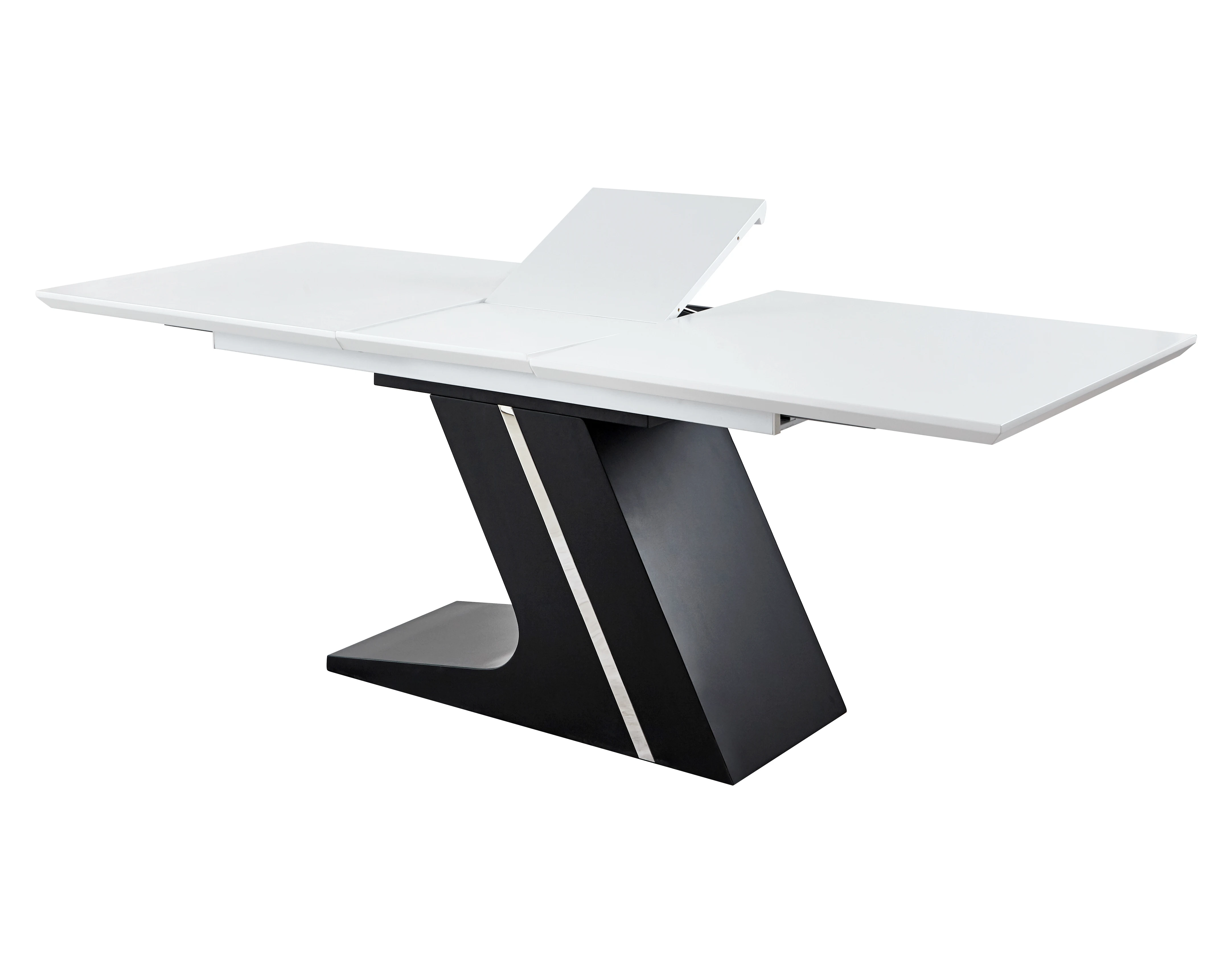 foldable oak solid folding extendable wood dining table