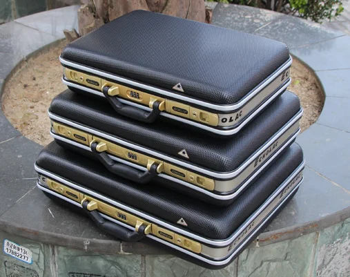 20 ''дюйма кофе АБС ноутбук портфель с кодовый замок и ключ жесткий односторонний для Женская Мужская подарок