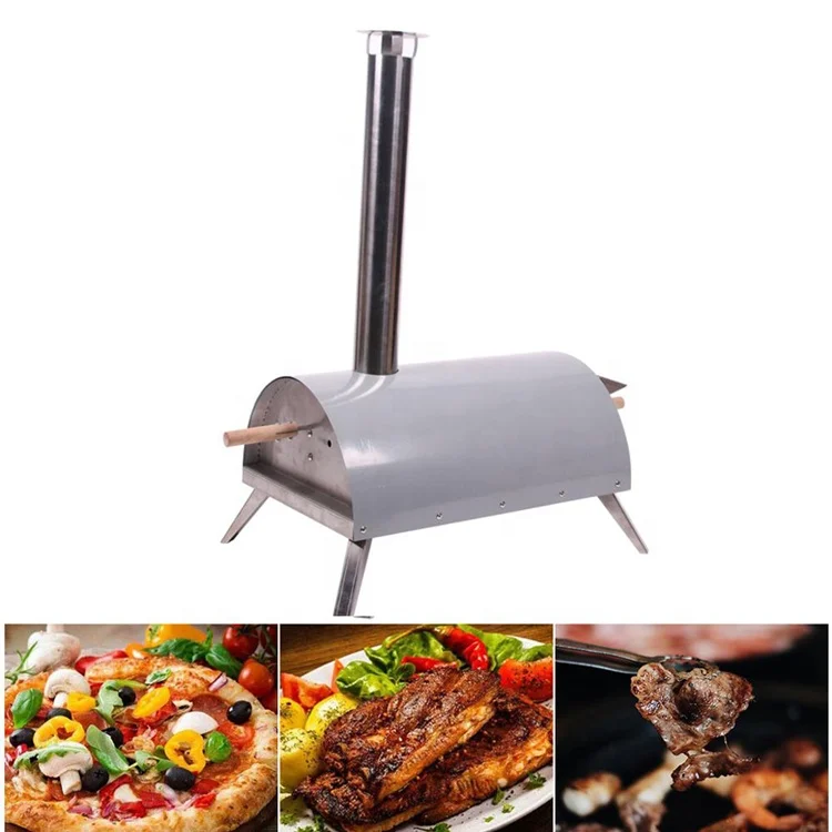 Wood Fired Outdoor Oven BBQ Pizza Stove